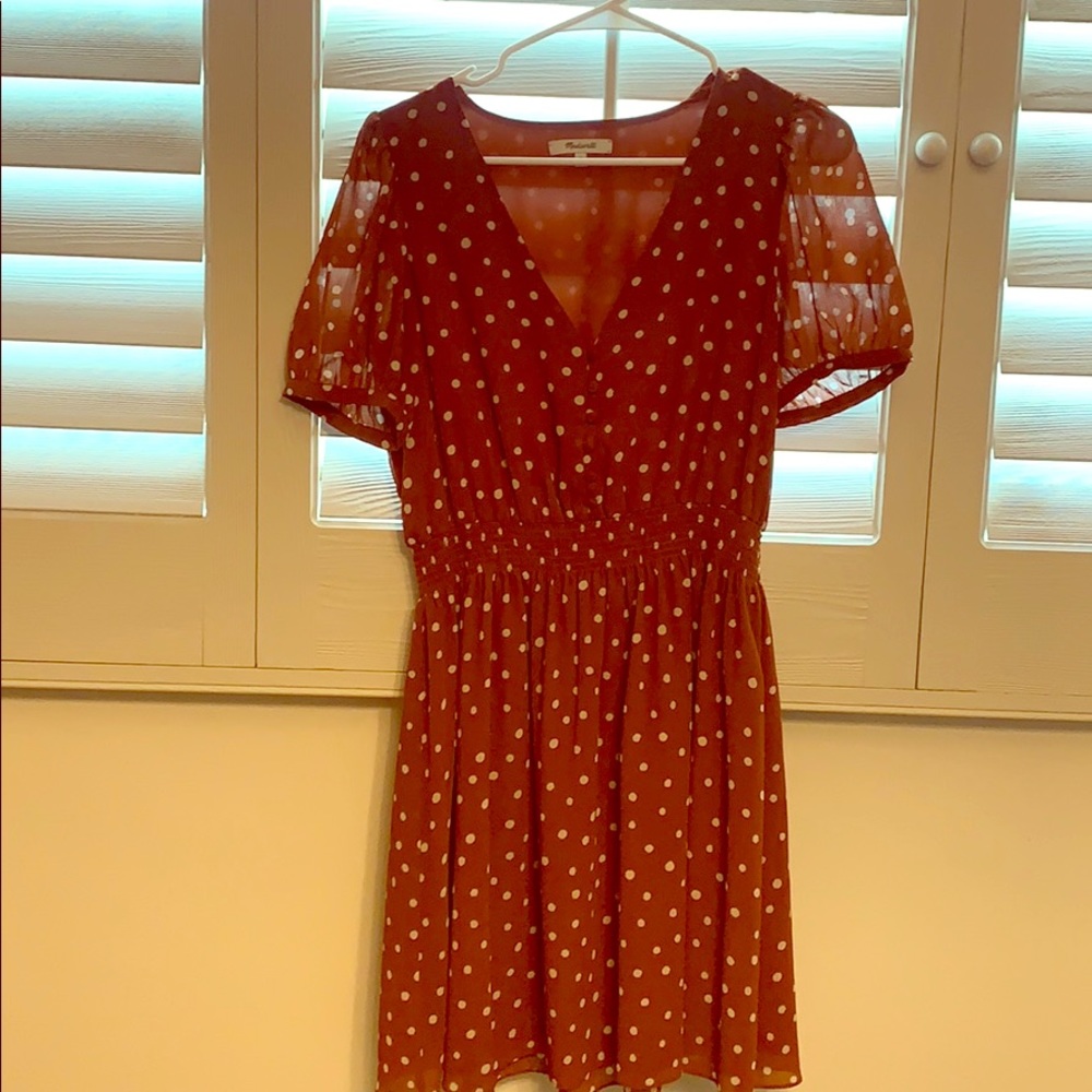 Madewell polka dot dress